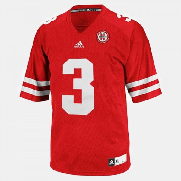 Cornhuskers #3 Taylor Martinez Red Stitched Football Jersey